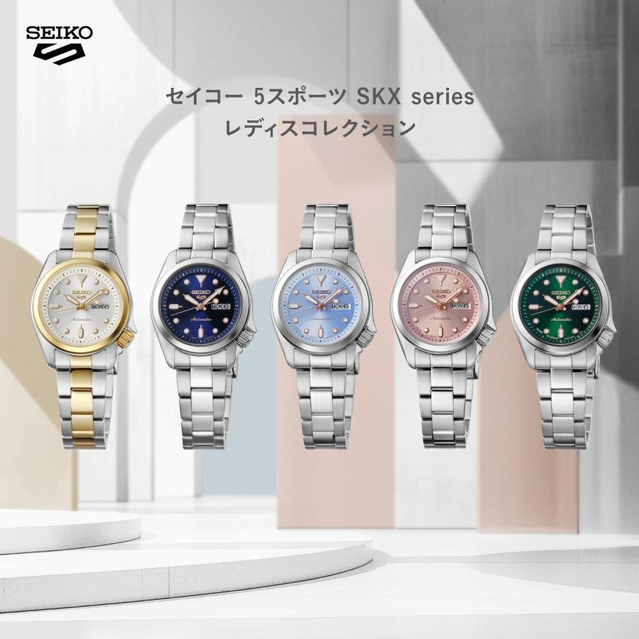 SRRA003　セイコー5スポーツ【国内正規品・ノベルティ付・ギフト包装・ベルト調整無料】メカニカル レディース腕時計の画像