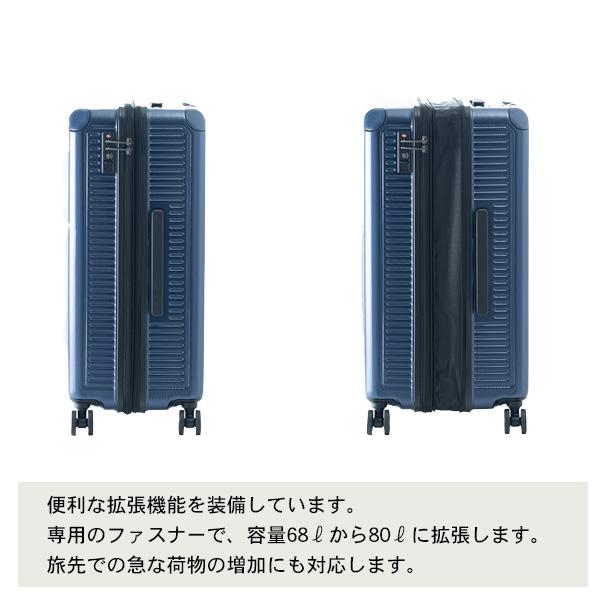 アジアラゲージ スーツケース Mサイズ ファスナー 中型 拡張 抗菌 超