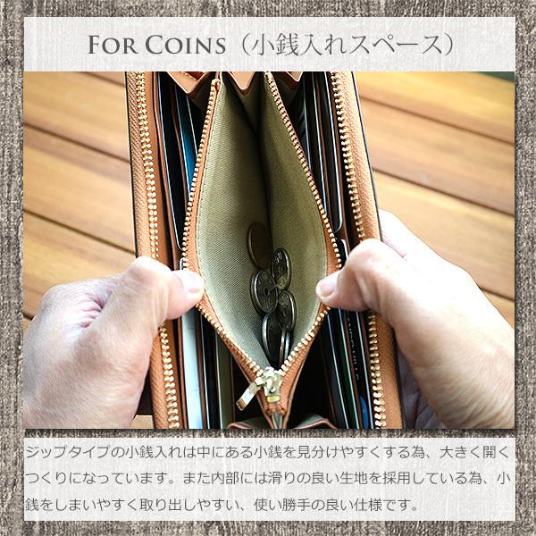 財布 メンズ 長財布 本革 大容量 ラウンドファスナー 牛革 札入れ 小銭入れ サイフ さいふ ギフト プレゼント ラッピング 送料無料の画像