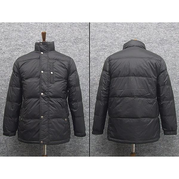 軽量ダウンジャケット/コート 黒 ダウン90％フェザー10％ 撥水加工 