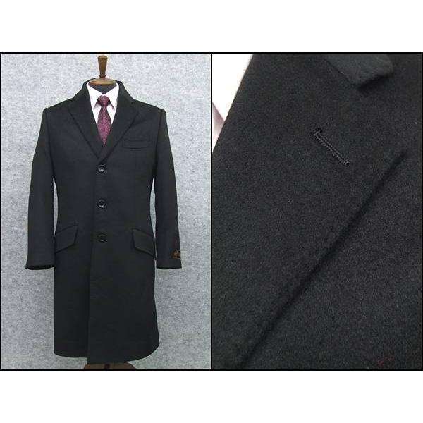 秋冬物 カシミヤ100％ シングルチェスターコート[YA体〜AB体対応