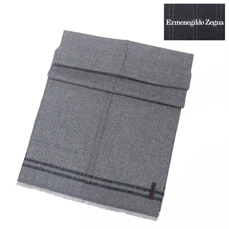 ZEGNA Ermenegildo Zegna イタリア製マフラー グレー系