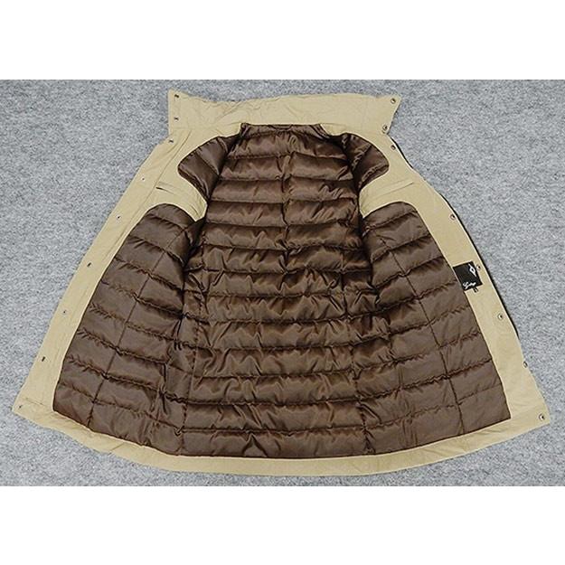 秋冬物 g-stage ダウンハードコート ダウン90％ フェザー10％ サンド