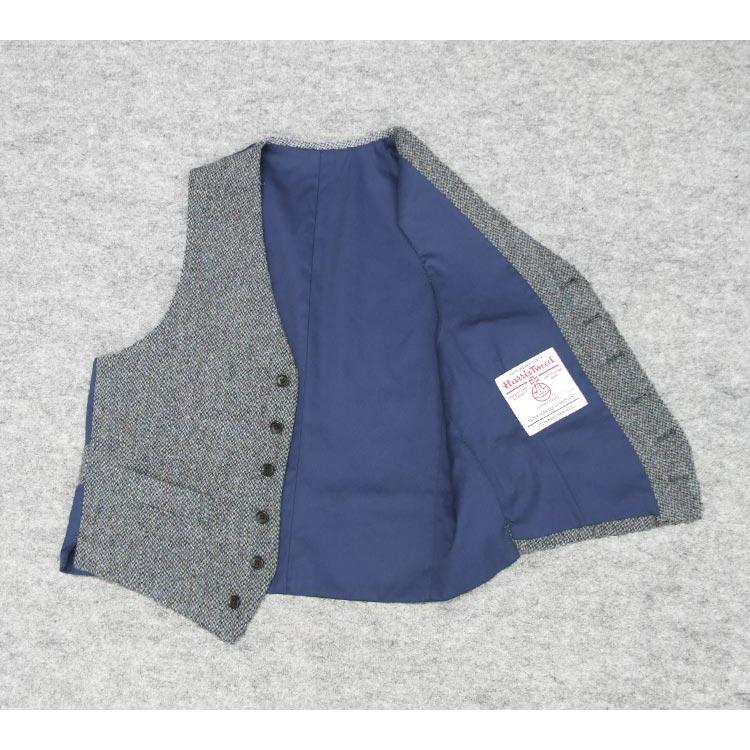 試着 パラスパレス✨ツイードウール100% ベスト バッグベルト 裏地付き日本製 BEAMS PLUS（ビームス プラス）Waistcoat Harris Tweed（トップス