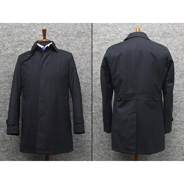 ビジネスコート トレンチ風 最新ウール素材 [A体][AB体]対応