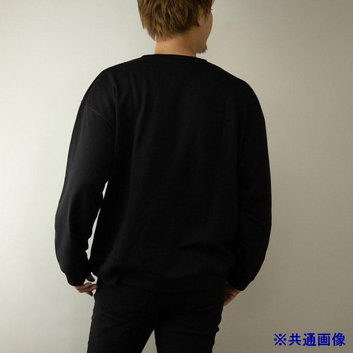 トレーナー スウェット ベージュ ひまわり アートプリント ビッグ