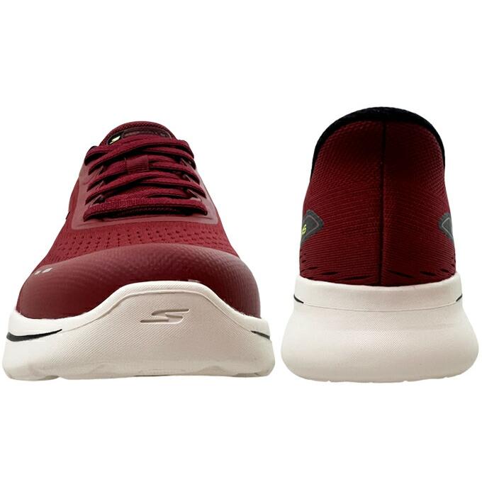 SKECHERS（スケッチャーズ） 送料無料 ハンズフリースリップインズ 217075 ダークレッド ブラック/ホワイト 25.0~28 ...