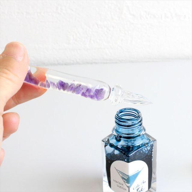 購入 ストームグラス アパタイト ガラスペン 万年筆 インク 新品未使用