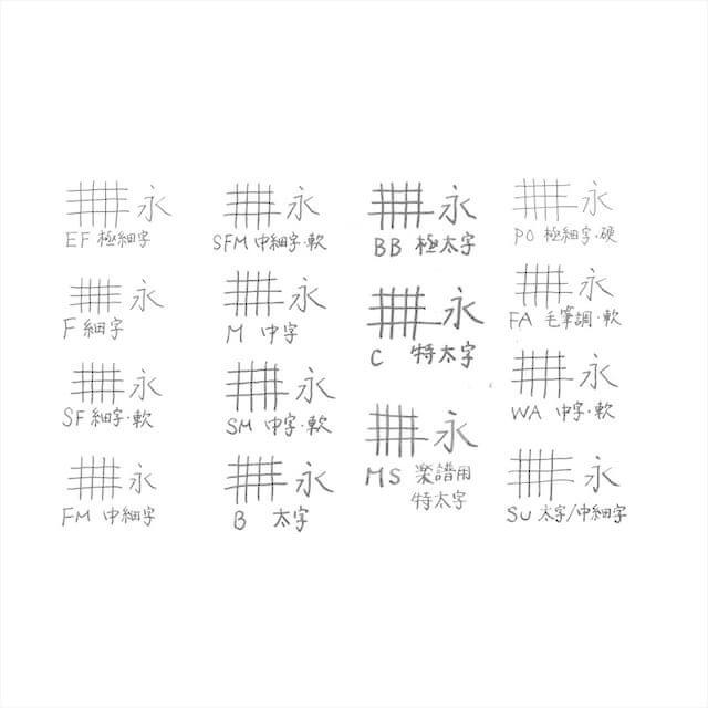 パイロット エラボー ブラック 万年筆 SEF(極細字軟)/SF(細字軟)/SM