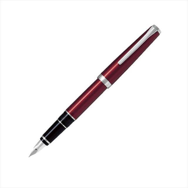 パイロット エラボー レッド 万年筆 SEF(極細字?軟)/SF(細字軟)/SM