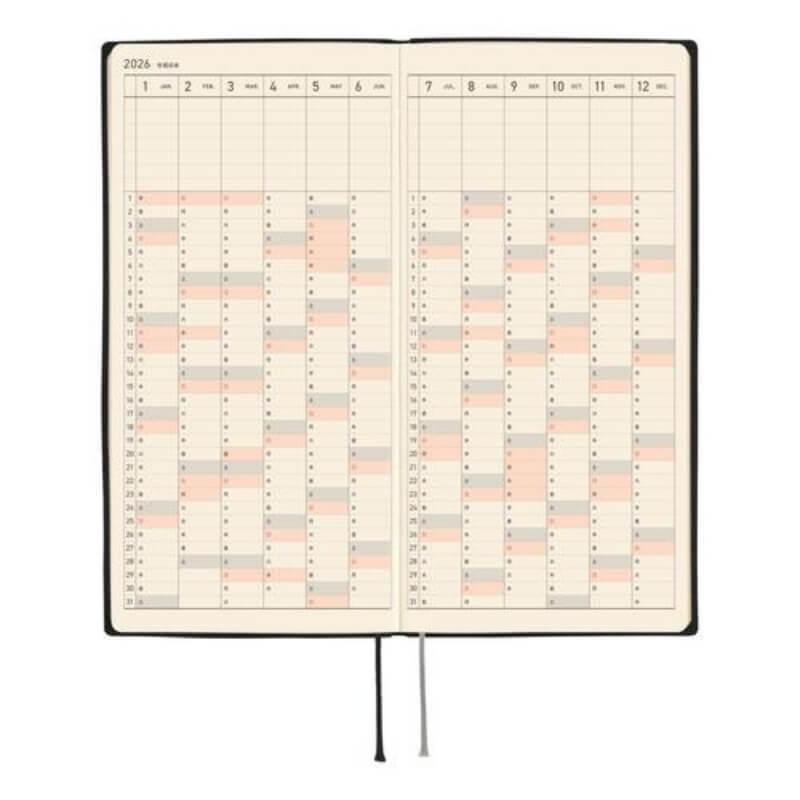 ほぼ日手帳 ほぼ日 2026年版 1月始まり weeks 週間レフト 月曜始まり