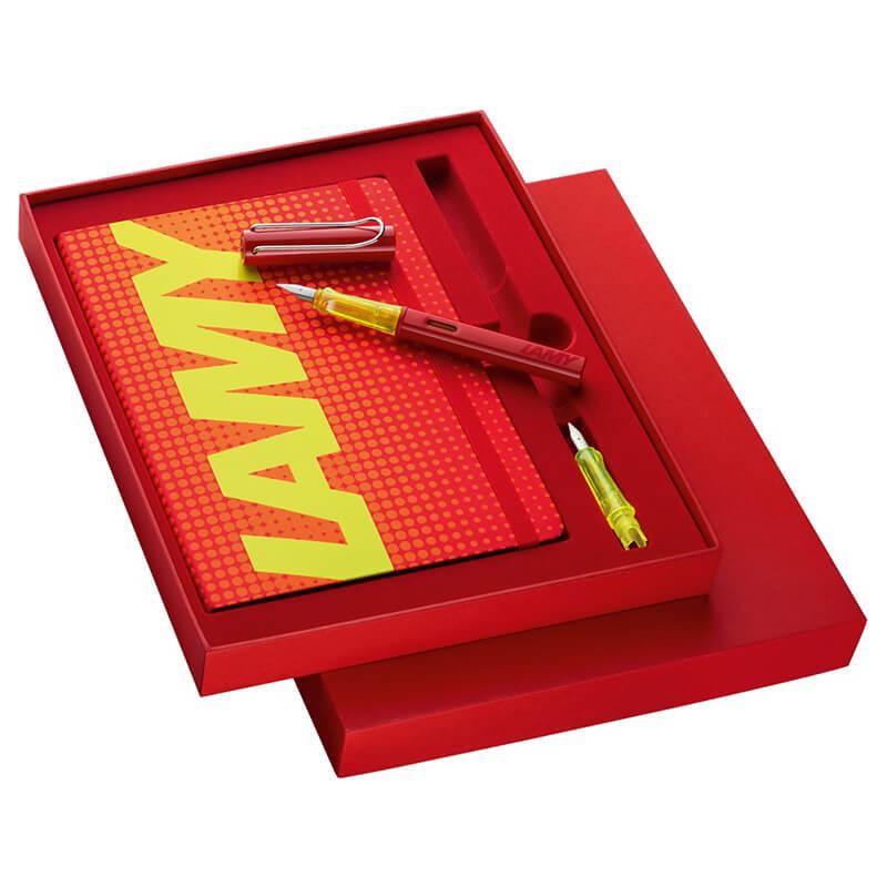 限定品　LAMY　アルスター　グローシーレッド　万年筆セット 送料無料][数量限定]ラミー LAMY アルスター グロッシーレッド 万年筆