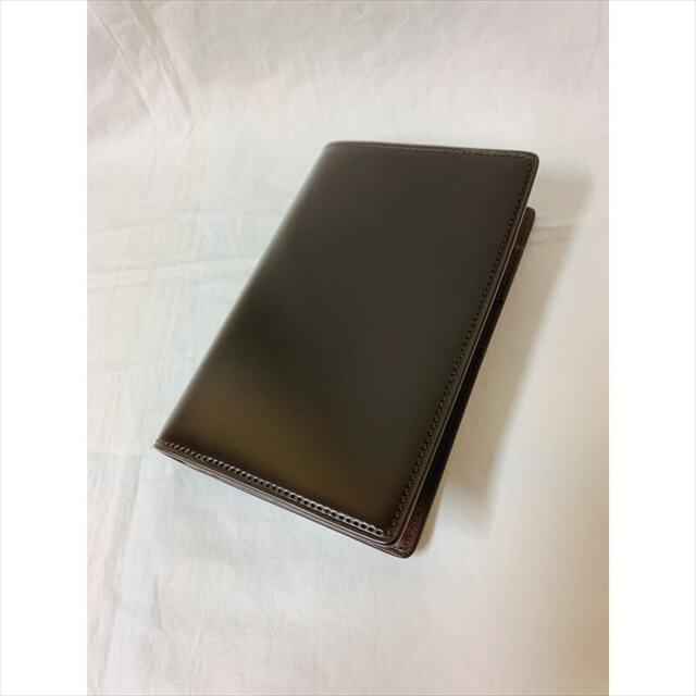 ブレイリオ ロイヤルコードバン ミニ6 11mmノート チョコ×チョコ  