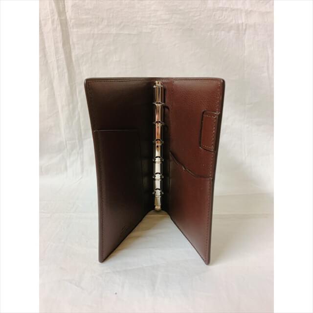 ブレイリオ ロイヤルコードバン ミニ6 11mmノート チョコ×チョコ  