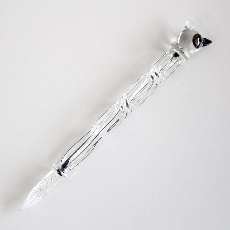 ピエール・カルダン Piere Cardin Colour of Catasy 猫のガラスペン