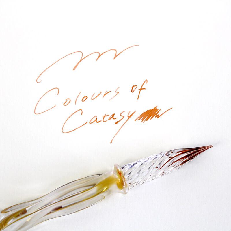 ピエール・カルダン Piere Cardin Colour of Catasy 猫のガラスペン
