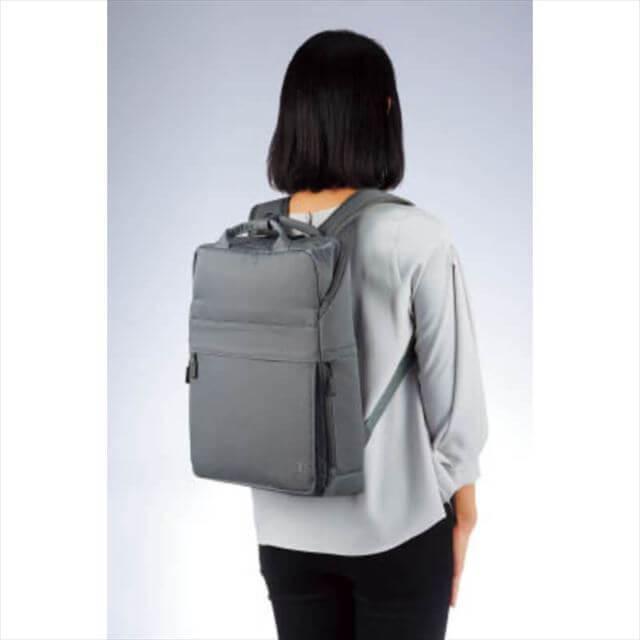コクヨ THIRD FIELD スタンドバックパック(13.3インチモデル) グレー