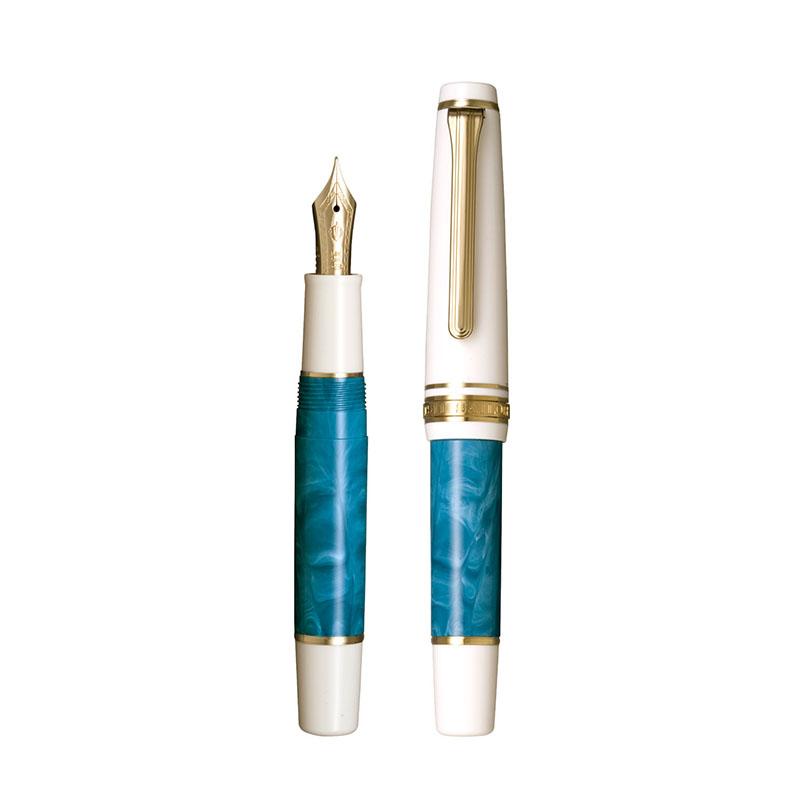 送料無料]セーラー万年筆 Rencontre(ランコントル) 万年筆 ブルー