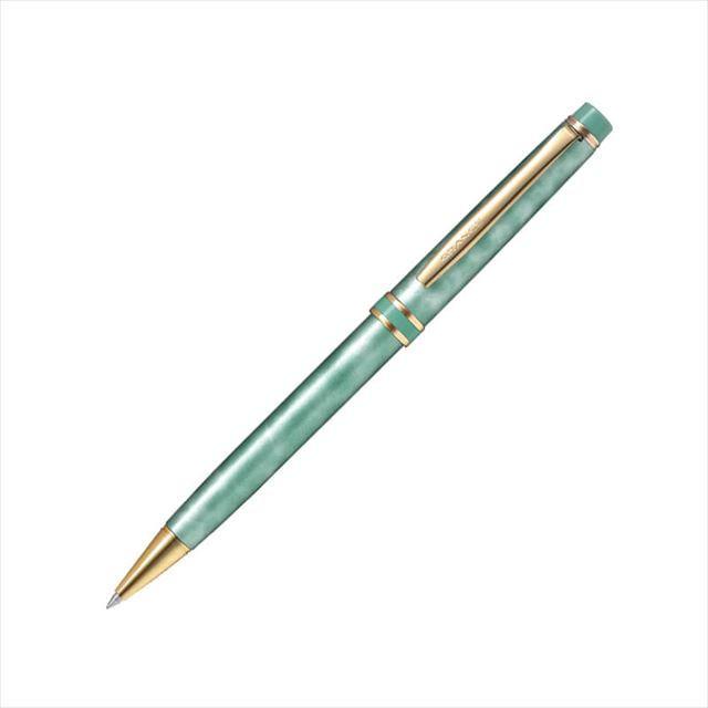 【kumanuu45】パイロット　グランセ　グリーンマーブル　ボールペン 送料無料]パイロット グランセ ボールペン マーブルグリーン : 石丸文