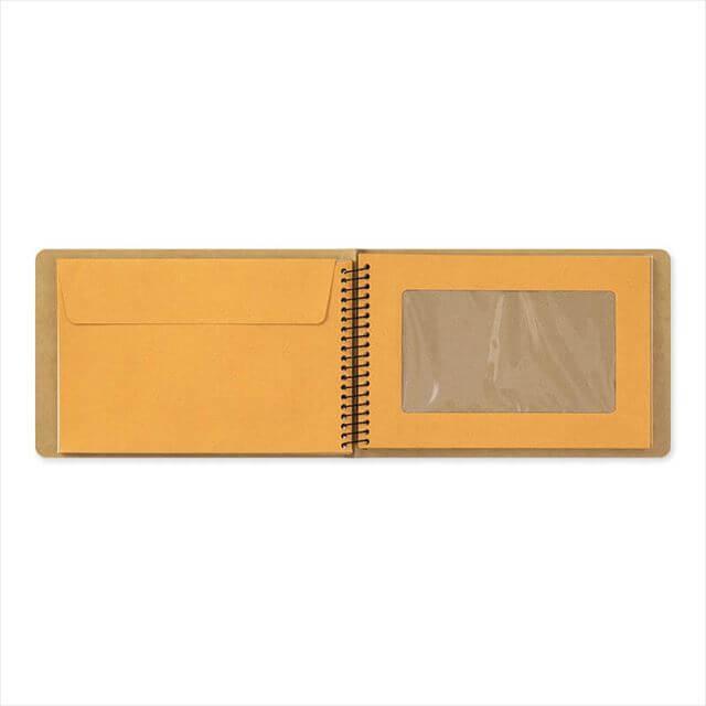 トラベラーズカンパニー スパイラルリングノート B6 窓付封筒 : 石丸文