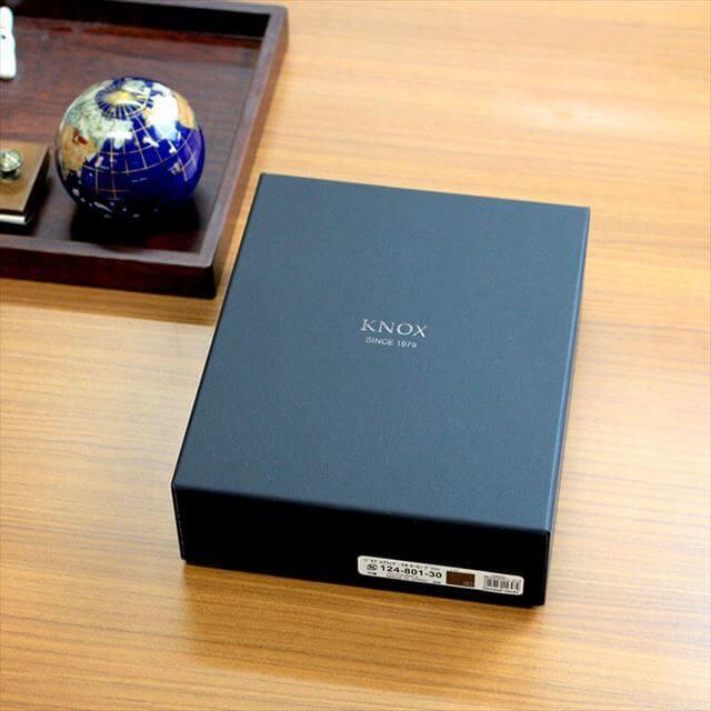 KNOX オーセン システム手帳 フラップ留めタイプ ブラック バイブル