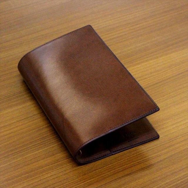 KNOX オーセン システム手帳 ダークブラウン バイブルサイズ : 石丸文
