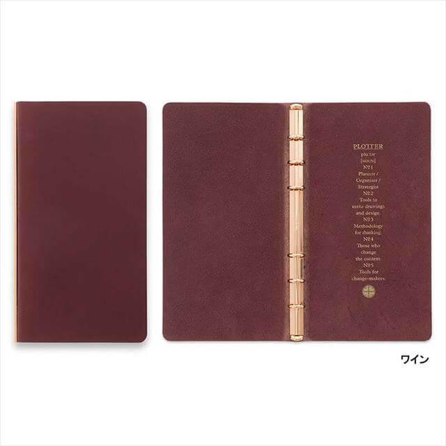 PLOTTER 6穴リングレザーバインダー ナローサイズ PLOTTER 6穴リングレザーバインダー ナローサイズ 通販] PLOTTER