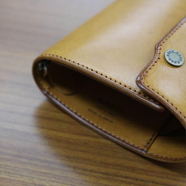 KNOX オーセン システム手帳 フラップ留めタイプ ブラウン ミニ5 KNOX オーセン システム手帳 フラップ留めタイプ ブラウン ミニ5
