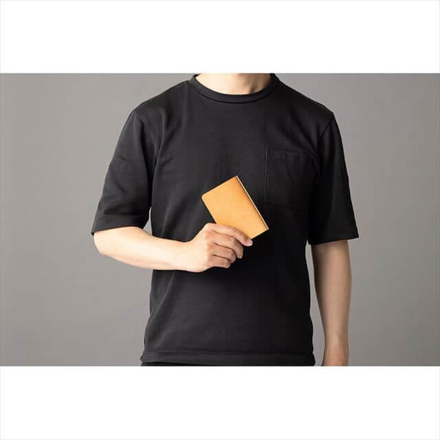 PLOTTER 5穴リングレザーバインダー プエブロ ネイビー (ミニ5穴