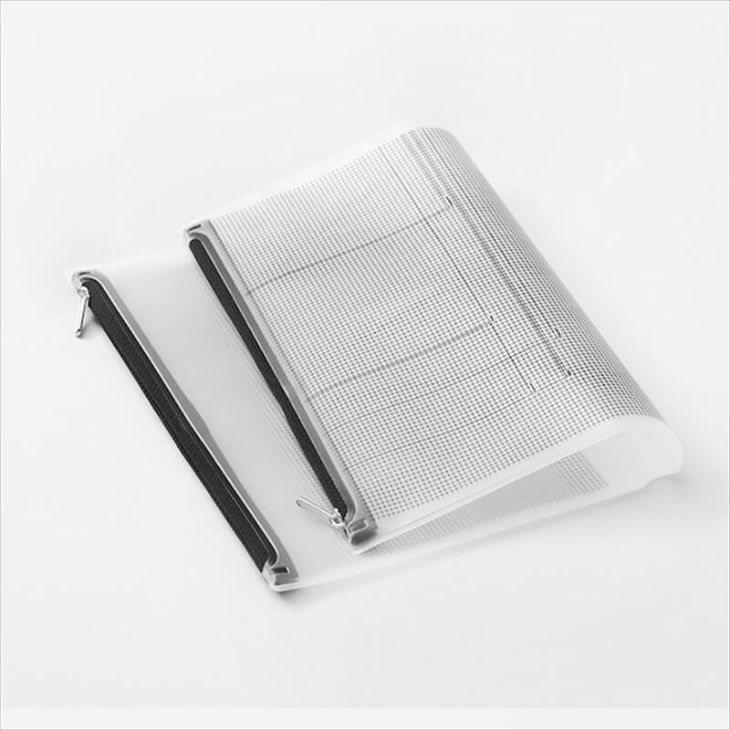 【shimi】Plotter a5 グレー プロッター PLOTTER ファスナーケース A5サイズ : 石丸文行堂ヤフー店