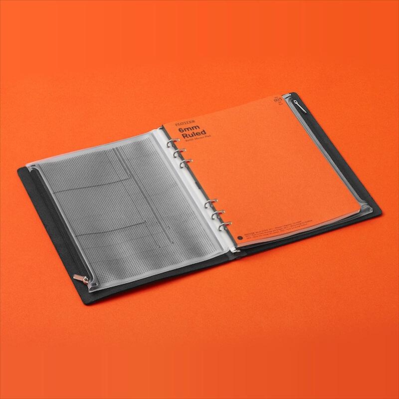 【shimi】Plotter a5 グレー PLOTTER（プロッター）公式通販｜5001 レザーバインダー プエブロ A5
