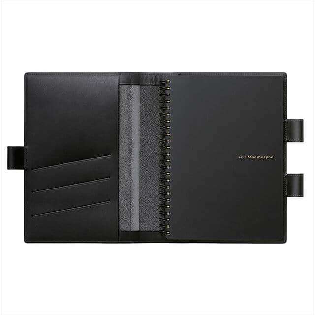 ニーモシネ　x ソメスサドル　ブラックレザーバインダー　A5 マルマン ソメスサドル A5 ノート ニーモシネ 革製カバー付 : 石丸文行