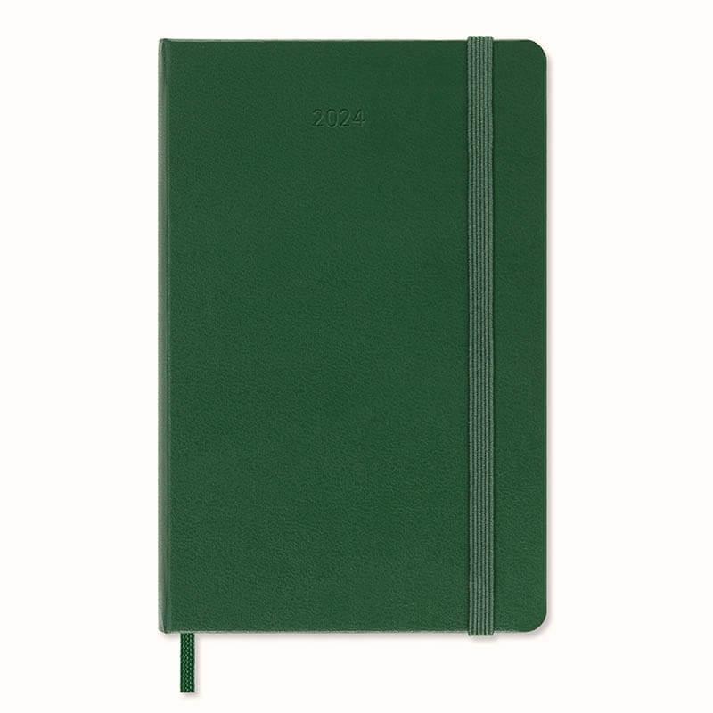 モレスキン Moleskine 12カ月ウィークリーダイアリーマートルグリーンハードカバー ポケット DHK1512WN2Y24