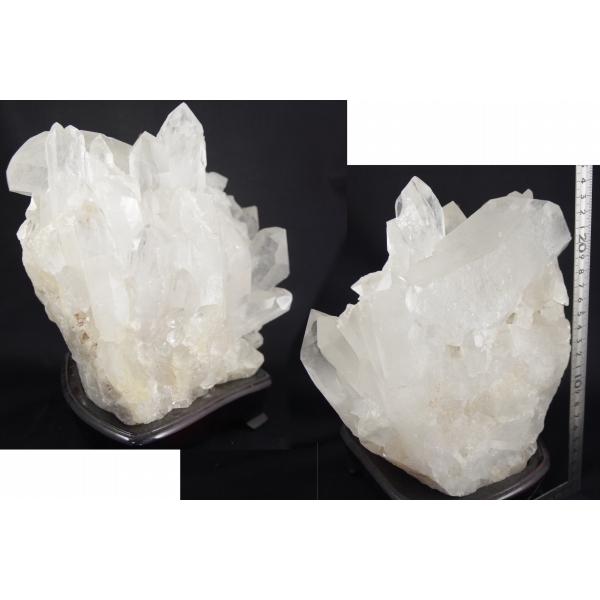 特大サイズ】ブラジル産水晶クラスター 8．1kg ／cr-33 特大