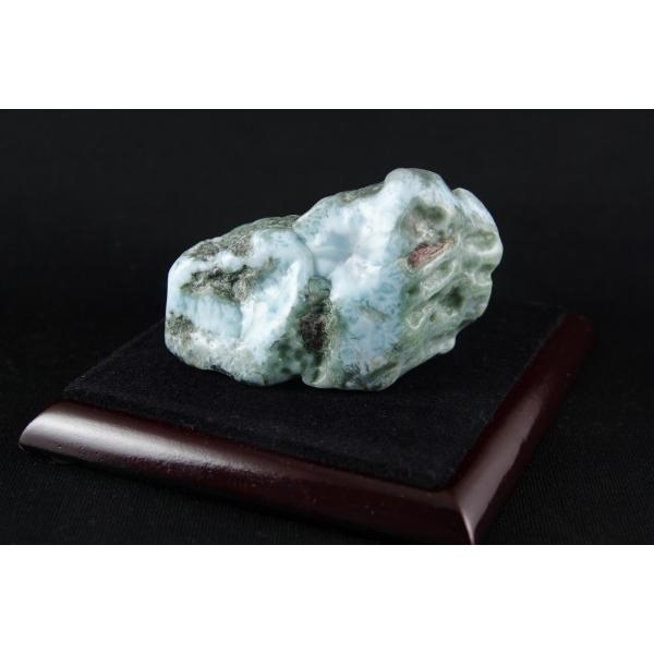 ラリマー原石磨き