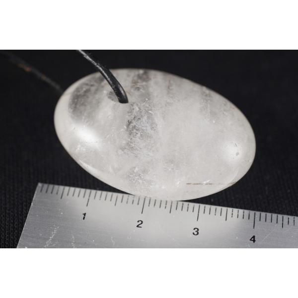 山梨県竹森産ススキ入り水晶 大珠 /rc-58 : 天然石専門店名取貴石