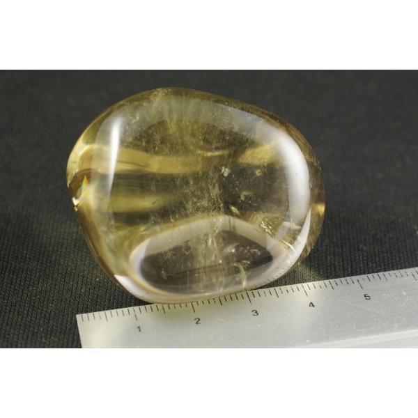 天然シトリン（黄水晶）原石磨き 71g /st-31 : 天然石専門店名取