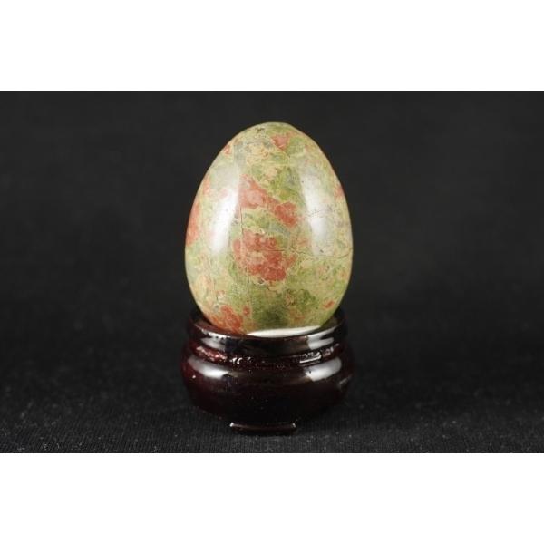 ユナカイト卵型磨き石　９５ｇ　/uk-16｜ishino-hana
