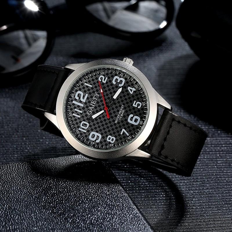 クォーツ時計 メンズ 腕時計 文字盤チェック柄 アラビア数字 Et G001 E02 2a Com Shot 通販 Yahoo ショッピング