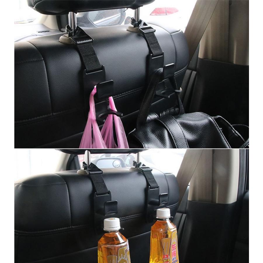 車用収納 フック 携帯型 ヘッドレスト フック 耐荷重 買い物袋 荷崩れ防止 2個セット Shahahuck F0730 1a Com Shot 通販 Yahoo ショッピング