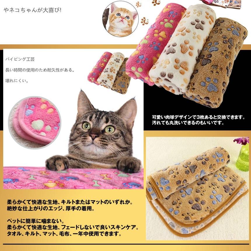 ブにゃんケット 3枚セット ペット ブランケット 毛布 犬猫ペット用 マット タオル ソフト フリース 60x40cm Bnyanket Kf1029 47a Com Shot 通販 Yahoo ショッピング