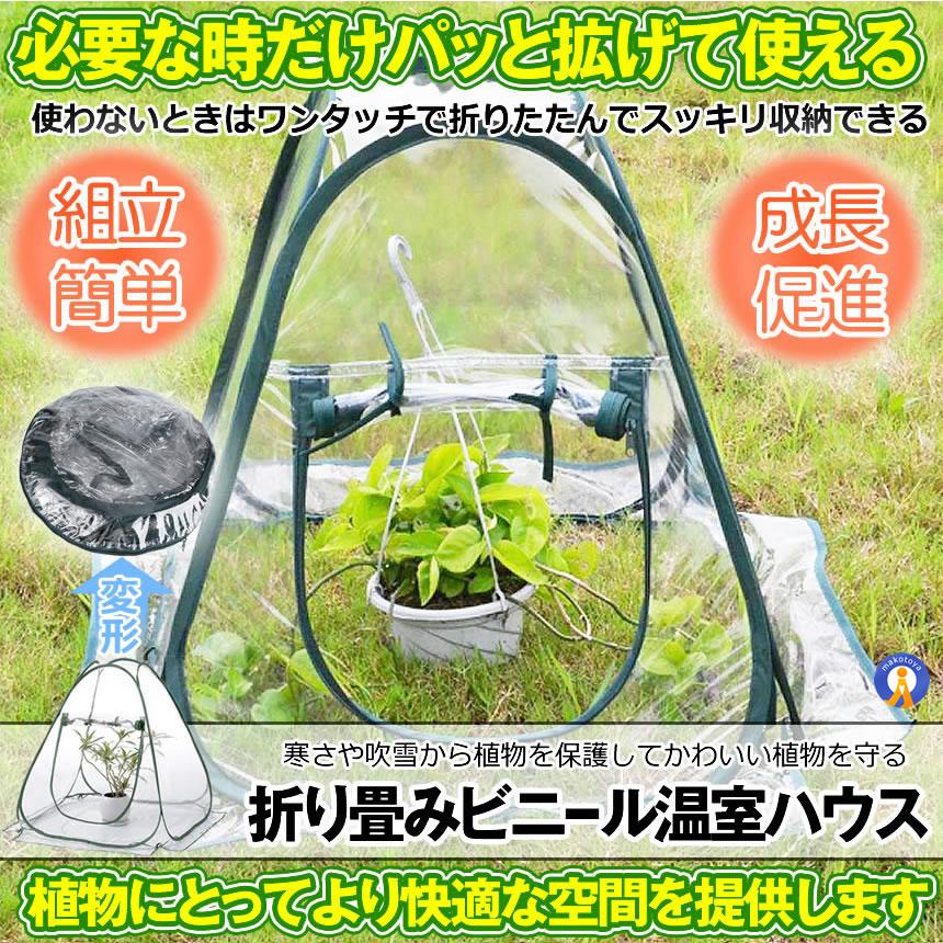 ビニールハウス 温室 折りたたみ 家庭用 折り畳み フラワースタンド用