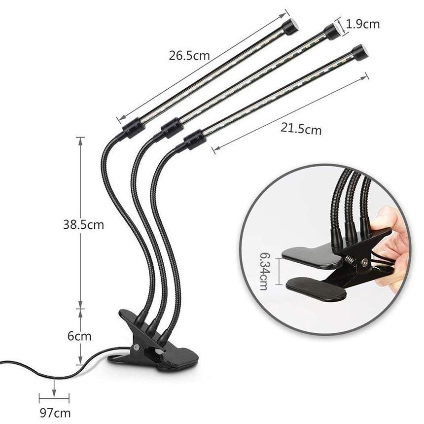 植物育成ライト 60LED 植物ライト タイマー付き 360°調節可能 27W高輝度 USB給電式 園芸 多肉植物育成 室内栽培ライト 日照不足解消 6段輝度調整 SHOKURight|ishino7|08