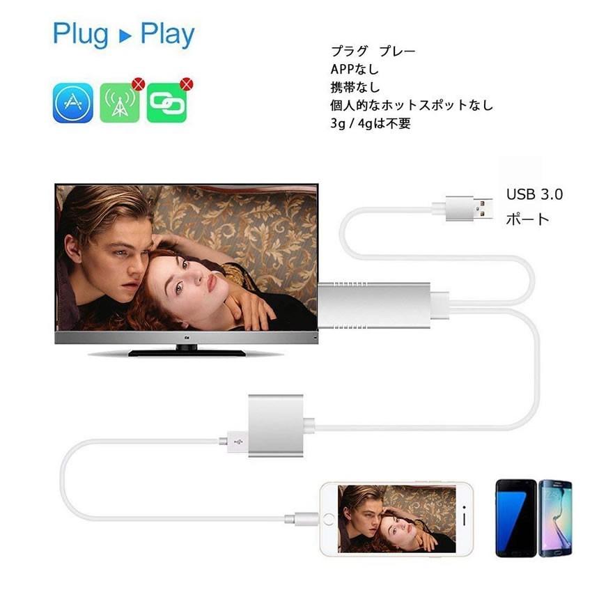 テレビ 接続 Ios Iphone Ipad Android Hdmi 変換 対応 アダプタ ケーブル 3in1 フルhd Usb ミラーリング テレビ 映す Typec Hdwsumaho Mf1215 99a Com Shot 通販 Yahoo ショッピング