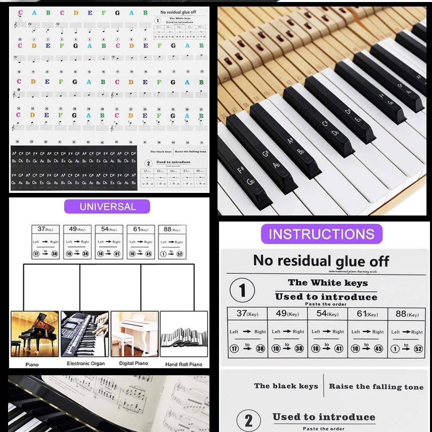 ピアノ キーボード ステッカー 種類 音符シール 61 キー 剥がせる フィンガープラクティス ガイド 初心者 ピアノ練習 onpusiru Mg1125 10a Com Shot 通販 Yahoo ショッピング