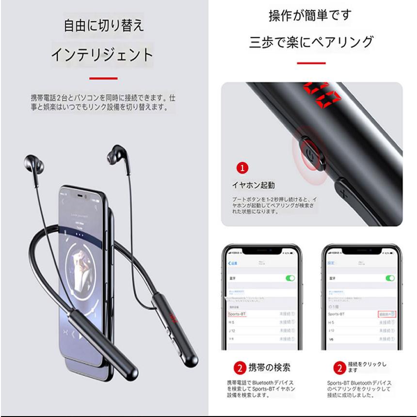 Bluetooth イヤホン 最大60時間連続再生 スポーツ ワイヤレス ランニング用 Cvc8 0ノイズキャンセリング 自動ペアリング 運動 Buiyahonn So Mi0212 10a Com Shot 通販 Yahoo ショッピング