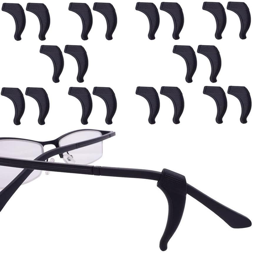 新着商品 10ペアセット メガネ 眼鏡 サングラス 老眼鏡 ずれ落ち防止 シリコン 耳フック すべり止め 耳 固定 滑りとめ スポーツ 黒 10 Megatome Discoversvg Com