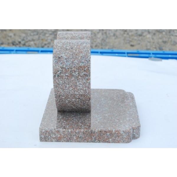 ペット用墓石(御影石)★001【ハート型】　幅25cm奥行き22cm高さ20cm　字彫あり（〜10文字まで） ペット用墓石 御影石 ハート型