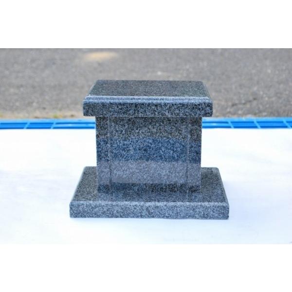 ペット用墓石(御影石)★006　幅20cm奥行き25cm高さ18.5cm　字彫あり（〜5文字まで）+影彫あり_2