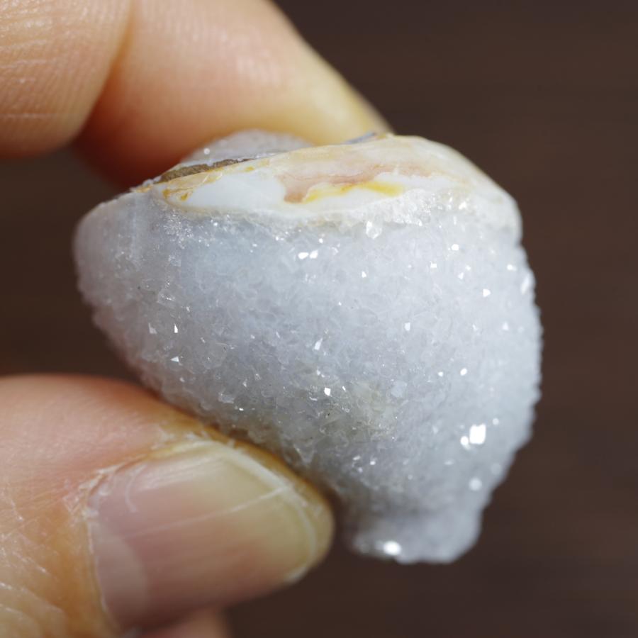 水晶化した巻き貝の化石6 インド産 Crystallized Conch India 写真現物 動画あり｜ishinomise｜02
